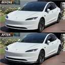 Front Bumper Lip Splitter for 2024-2026 Tesla Model 3 Highland, Front Lip Spoiler Performance Style Air Chin Body Kit Glossy Black Finish