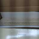 MBIGM Bullnose Non-Slip Stair Treads w/Reusable Adhesive 14 Pack 9.5" x 30" Wooden Steps Protection - TPU Backing with Steel Reinforcement - Anti-Slip Solution Basketweave Beige Non Slip Stair Tread