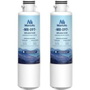 MARRIOTTO MIWF6200 Water Filter Replacement for Midea MIWF6200, MRS26D5AST, MRS26D7AST, MRQ22D7AST, MF-2008-R2, NS-WF26SS0-1, Zline MIWFT2100, RFM-W-36, WF200, SJWF200, SJG2254FS, NSF42, (2 Pack)