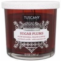 Tuscany Candle Sugar Plums 12Oz Pack of 2