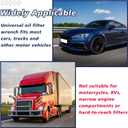 6 Pack Universal Oil Filter Wrench Adjustable, 3 Jaw Oil Filter Removal Tool Set for 2-1/2'' to 4-9/16'' 64mm - 116mm, 2 Way Efficient Ratcheting Wrench for Car Truck Motorcycle Maintenance