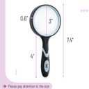 Mr. Pen- Magnifying Glass, 2 Pack, 10X Magnifier, 75mm Glass Lens, Magnifier for Reading for Close Work, Non-Slip Handheld Reading Magnifier for Kids and Seniors, Nature Exploration