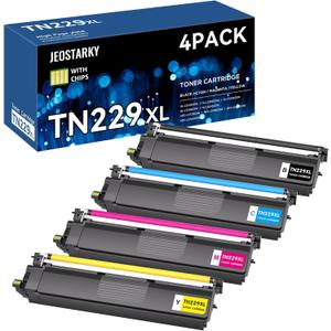 TN229XL TN229 Toner Cartridge High Yield Replacement for Brother TN229 TN229XL Toner Compatible with Brother MFC-L3780CDW MFC-L3720CDW HL-L3280CDW HL-L3220CDW HL-L3300CDW HL-L3295CDW Printer