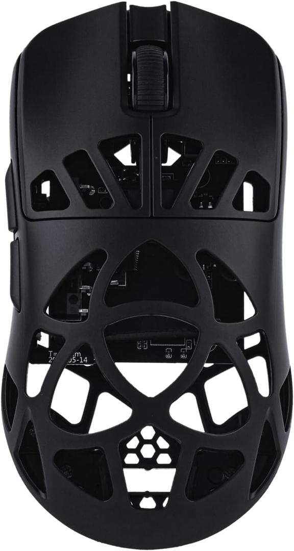 EPOMAKER Carbon X Wireless Gaming Mouse, 400 to 30,000 DPI Adjustable, PAW3950 Sensor, 50g Lightweight, Carbon Fiber Shell, 2.4G/BT/USB-C Rechargeable Wireless Mouse for PC/Mac/Linux (Matte Black)