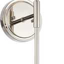 Polished Nickel Globe Wall Sconces, Modern Sconces Wall Lighting, Vanity Light Fixtures with Globe Opal Glass, Wall lamp for Bathroom Bedroom Living Room Corridor Mirror Stairs Entryway