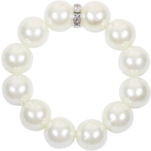 ZiDeTang 18Pcs Pearl Rhinestones Napkin Ring for Table Decoration Serviette Holder Party Decoration D