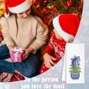 Christmas Chinoiserie Kitchen Towels Decor,Blue Bow Coquette Christmas Tree Towels Gifts,Blue Christmas Hand Towels for Bathroom Kitchen,Grandmillennial Decor, 16x24 Inches Set of 2