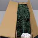 6ft Prelit Christmas Tree, Xmas Tree with 1000 PVC Branch, 350 Pre-Strung Dual-Colored LED Lights, 11 Lighting Modes & Foldable Base, Artificial Christmas Trees for Home, Party, Holiday Decor