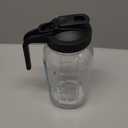 64oz Glass Pitcher with Lid, 2 Quart Mason Jar Pitchers with Lid and Spout, Wide Mouth Breast Milk Pitcher Glass Jug Sun Tea Pitchers, Cold Brew Coffee pitcher, Fridge Container for Water, Juice, Tea