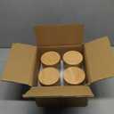 4-pack 16oz Overnight Oats Containers with Bamboo Lids, Wide mouth Mason Salad jars, Glass Jars with Airtight Lids for Meal Prep, Glass Food Storage Container for Snack Yogurt Sugar Spice