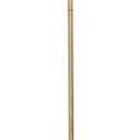 Somerset 64" Tall Floor Lamp with Fabric Shade in Brass/White