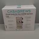 CASABREWS 3700 Essential Espresso Machine 20 Bar, Stainless Steel Coffee Maker with Steam Milk Frother, Espresso Coffee Machine Cappuccino Latte Machine with 43.9oz Removable Water Tank, Creamy