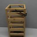 Wood Lantern with Handle -for Garden, Patio, Balcony & Porch Decor 14 inch