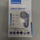BEAUTURAL Fabric Shaver and Lint Remover, Sweater Defuzzer with 2-Speeds, 2 Replaceable Stainless Steel Blades, Battery Operated, Remove Clothes Fuzz, Lint Balls, Pills, Bobbles Gray