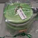 NutriChef 1.6 QT Portable Electric Rice Cooker & Lunch Maker | Multi-Functional & Non-Stick Ceramic Coating | Digital Control Panel | 6 Cook Functions: Rice, Soup, Stew, Porridge & More | Green