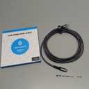 Highwings Mini HDMI to HDMI Cable 10FT, 4K 60Hz High Speed HDMI to Mini HDMI Cable Male Bi-Directional 2.0 Cord, for HDTV, Tablet, Camera and Camcorder [Aluminum Shell, Nylon Braided] (Grey)