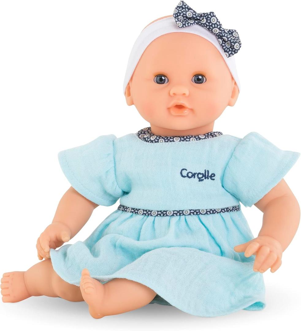 Corolle Bb Calin Maud Baby Doll - 12" Soft Body Doll, Sleeping Eyes That Open and Close, Vanilla-Scented, Mon Premier Poupon Collection for Ages 18 Months and up