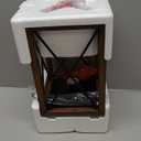 DEWENWILS 2 Pack Farmhouse Pendant Light, Metal Hanging Light Fixture with Wooden Grain Finish, 48 Inch Adjustable Pipes for Flat and Slop Ceiling, Kitchen Island, Bedroom, Dining Hall, ETL Listed