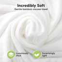 KeaBabies Hooded Baby Towel for Newborn - Viscose Derived from Bamboo Large Baby Bath Towels with Hood for Boys, Girls, Toddler, Extra Absorbent & Soft Newborn Bath Essentials (Fox, Regular)