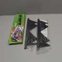 Stove Gap Covers Stainless Steel, 2 Pack Stove Gap Filler Easy Retractable Length 13.8" to 27.5", Width 0.79" ALMCALS Stove Gap Guards Range Trim Kit, Heat Resistant Guard Between Stove Top & Counter (Black)