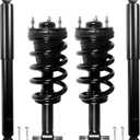 Front & Rear Struts Shock Absorbers Coil Spring Assembly Fit 2007-2013 for Chevy Silverado, for GMC Sierra 1500 Replacement 4345074 139105 (Set of 4)