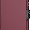 VULKIT Minimalist Credit Card Holder Pop Up Cards RFID Protection Slim Metal Wallet (Wine)