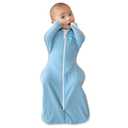 Love to Dream Swaddle UP, Baby Sleep Sack, Self-Soothing Swaddles for Newborns, Get Longer Sleep, Snug Fit Helps Calm Startle Reflex, New Born Essentials for Baby, 1.0 TOG, 5-8.5 lbs, Dusty Blue