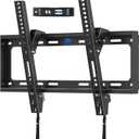 Mounting Dream Tilting TV Mounts for Most 26-60 Inch LED, LCD TVs up to VESA 400 x 400mm and 88 LBS Loading Capacity, TV Wall Mount with Unique Strap Design for Easily Lock and Release MD2268-MK