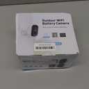 Outdoor Security Camera Wireless, 2K Battery Powered WiFi Cameras for Home Security with AI Motion Detection, Color Night Vision, Siren Alarm, 2-Way Talk, IP66 Waterproof, Cloud/SD Storage (4 Pack) (White)