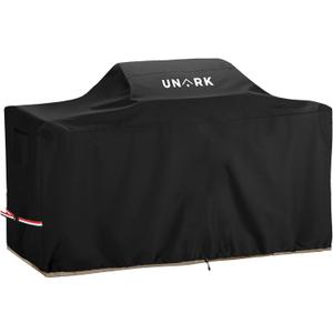 98 Inch Extra Large Grill Cover Kitchen Island Cover Large Island Grill Cover for Outdoor Grill Outdoor Kitchen Cover Heavy Duty Waterproof 98" L x 42" W x 48" H, Black