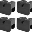 TONDA Jack Stand Pads, Universal Rubber Jack Pad Adapter, Rail Pinch welds Protector, 4 Pack