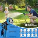 Garden Hose 75 ft, 2026 Upgraded Lightweight Garden Hoses,Ultra Durable & Flexible Water Hose,All-Weather Kink-Free Garden Hose,Sturdy,Abrasion Resistant Garden Hoses Pipes for Yard,Lawn,Outdoor