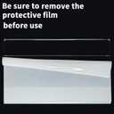 3X5 Inch Clear Acrylic Sign Holder  Reusable Adhesive & Magnetic Strip Included  Peel & Stick Wall/Tabletop Display for Menus, Labels, Signage (10 Pack)