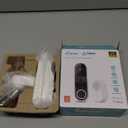 Kasa Smart Video Doorbell Camera Hardwired w/Chime, 2K Resolution, Always-on Power, Night Vision, 2-Way Audio, Real-Time Notification, Cloud & SD Card Storage, Works w/Alexa & Google Home (KD110)