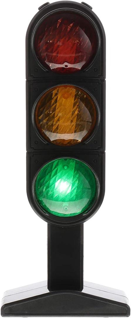 TOYANDONA 7.8 inch Traffic Light Signs Toy Multicoloured Simulation Road Light Safety Traffic Maker Crosswalk Signal Model Toy for Kids Birthday Education Gifts