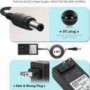 16.8V Charger for Massage Gun Power Adapter Replacement 16.8V 0.8A 1A 2A AC DC Power Supply Adapter for Massage Gun 16.8V 1a Charger for Massager Power Supply Cord Cable - 6.6FT