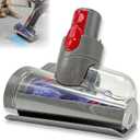 for Dyson V7 V8 V10 V11 V15 Vacuum Cleaners  Mini Motorized Brush Head  Pet Hair Removal Vacuum Attachment, Mini Hair Screw Tool for Carpeted Stairs, Couch Cushions, Upholstery & Car Carpet