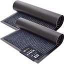 Sierra Concepts Front Door Mat Welcome Floor Mats - Entryway Indoor Outdoor Entrance Doormat, Patio, Porch, Muddy Shoe, Inside Outside Low Profile, 30x17 inches, 2-Pack Gray