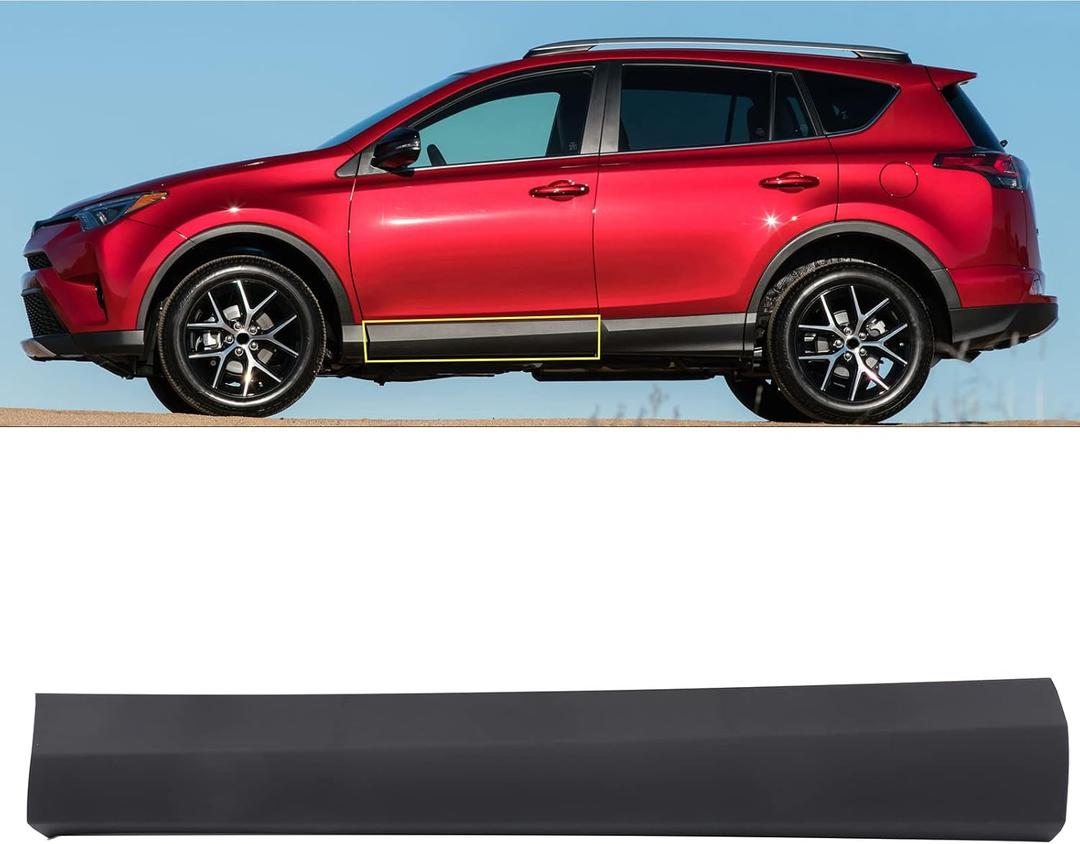 Front Door Lower Molding Trim Panel Fit for RAV4 2016-2018, Left Driver Side