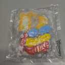 Weewooday 3 Pieces Guinea Pig Harness with Leash Small Pet Harness Fruit Plaid Pattern Adjustable Padded Walking Vest for Pet Hamster Squirrel Animals(Pineapple, Red Plaid, Strawberry,Small)