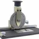 Manual Metal Stamping Machine, 5mm Rotary Letter and Number Embosser for Nameplates, Dog Tags & Metal Labels, Heavy Duty Serial Number Engraving Punch Tool for Aluminum, Brass & PVC