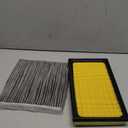 Engine & Cabin Air Filter Fit for Lexus ES300h NX350h NX450h+ RX350h UX200 Toyota Avalon C-HR Camry Corolla Corolla Cross Crown Highlander RAV4 RAV4 Prime Sienna Venza, Replace 17801-77050 87139-0E040