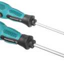 uxcell Phillips Screwdriver Set, #1 & #2 Magnetic Cross Screw Driver, 4" CR-V Steel Round Shaft