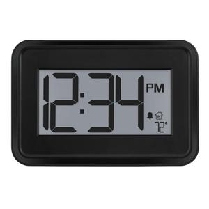 La Crosse Technology Atomic Digital Wall/Table Clock, 10" x 6.5" 