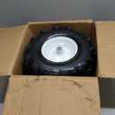 13x5.00-6" Tiller Tire and Wheel Pack of 2 1 Inch Hub 3-1/8" Centered Hub Length Agriculture Super Lug Tractor & Trencher Tire Replacement
