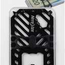 Nite Ize Financial Multi Tool Wallet - Stainless Steel 7-in-1 Multi Tool - Travel Wallet for Men & Women - Bottle Opener, Screwdriver, Rulers & More - Black