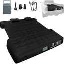 Umbrauto Truck Air Mattress for 6-6.5ft Full Size Truck Bed, Rechargeable Wireless Pump, Upgraded Peach Skin Fabric Top, Pickup Tent Airbed for Outdoor Travel