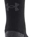 Under Armour Unisex Youth Performance Tech Crew Socks 3 Pack (Black, S)