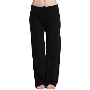 CYZ Womens Casual Stretch Cotton Pajama Pants Simple Lounge Pants, Small