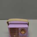 PRUNUS J-999 Retro Bluetooth Speaker,Vintage Decor,Mini Wireless Bluetooth Speaker,Cute Old Fashion Style Support USB/TF Card/AUX for Kitchen Desk Bedroom Office Party OutdoorExclusive Purple